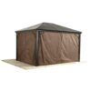 SUMATRA Brown curtains 10'x12' polyester - Image 2