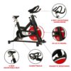Sunny Health & Fitness Evolution Pro Magnetic Belt Drive Indoor Cycling Bike - SF-B1714 - Image 3