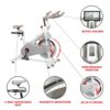 Sunny Health & Fitness Magnetic Belt Drive Premium Indoor Cycling Bike - SF-B1876 - Image 3